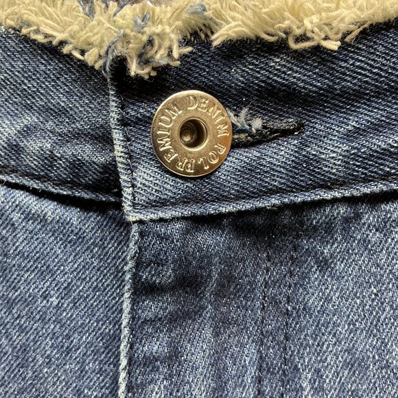 POL LARGE JEANS 32" WAIST 100% COTTON (SIZE 14) - Picture 3 of 14